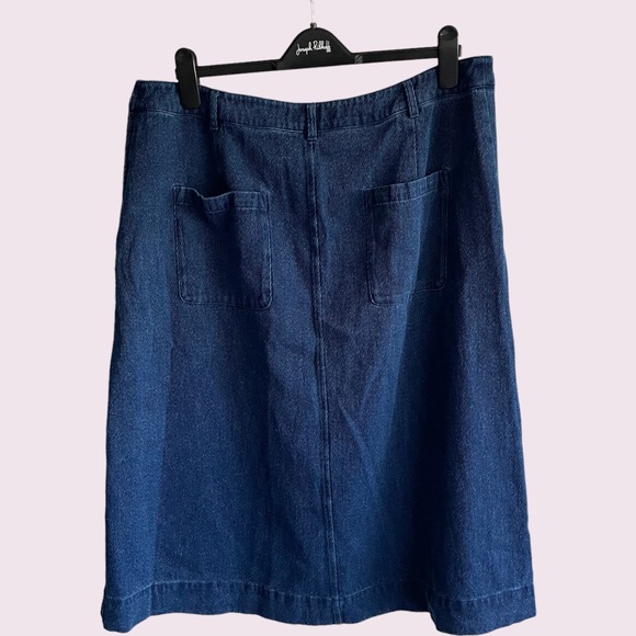 SEASALT North Corner Skirt Size 20 Midi Blue - Picture 5 of 6